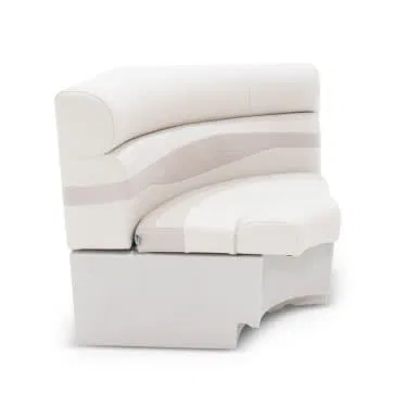 433066 – TAYLOR MADE Boat Seat, Lounge Seat Square Corner Seat Non-Adjustable Non-Foldable 32 Inch Length x 22 Inch W...